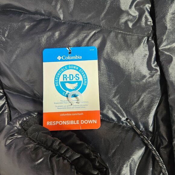 Columbia Black Puffy Coat Icy Heights II Down Novelty Women's Plus Size 3X NEW - Picture 3 of 9